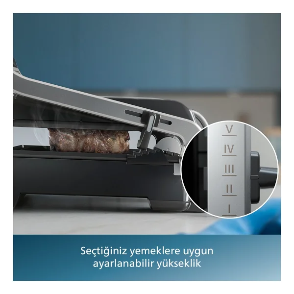 Philips 5000 Serisi Contact Grill Hd6301/90 2200 W Tost Makinesi - Görsel 2