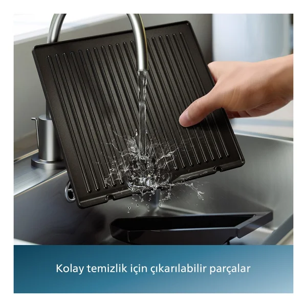 Philips 5000 Serisi Contact Grill Hd6301/90 2200 W Tost Makinesi - Görsel 3