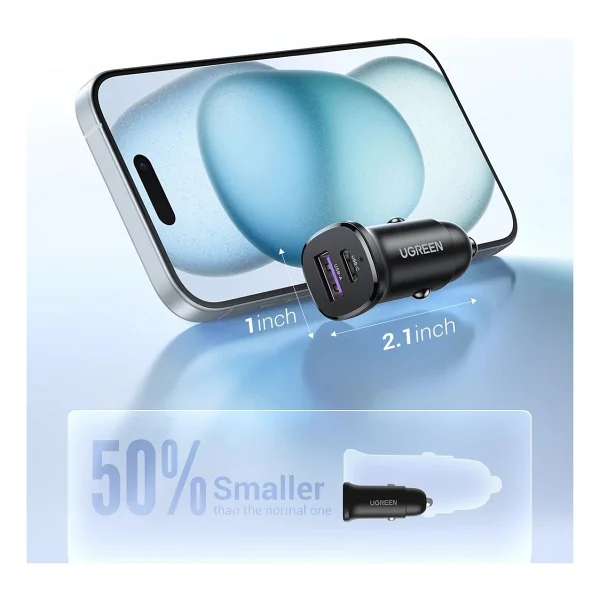 Ugreen 25845 30 W Araç Şarj Aleti - Görsel 5