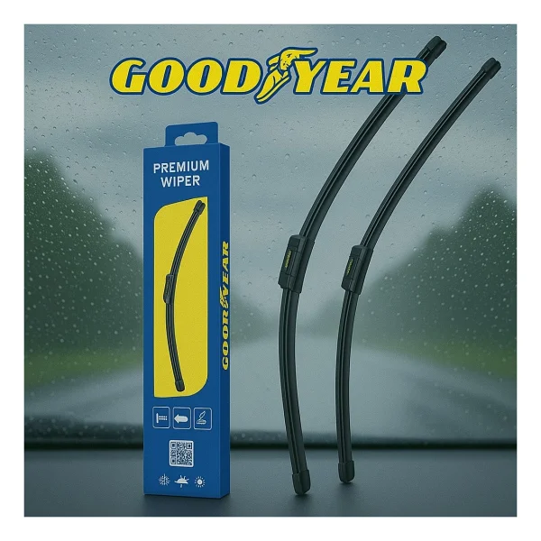 Goodyear Toyota Aurıs Supermute 2'li Muz Silecek Takımı 2013-2022 Hatchback (5 Kapı) (650mm+350mm) - Görsel 3