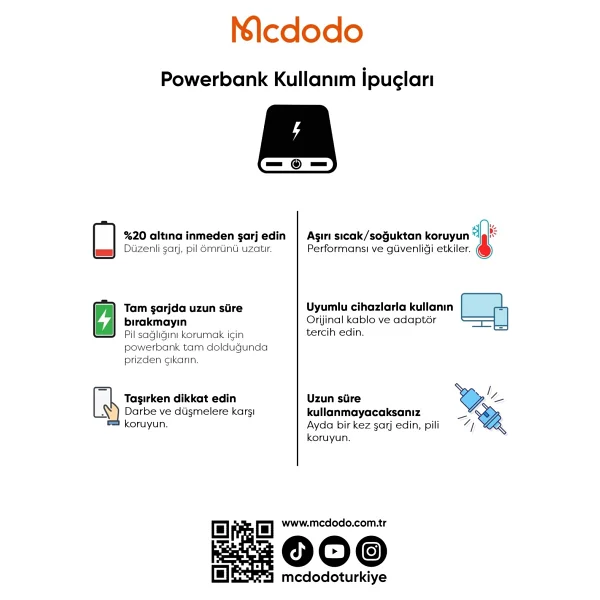 Mcdodo Mc-4642 5000 mAh Kablosuz Powerbank - Görsel 6