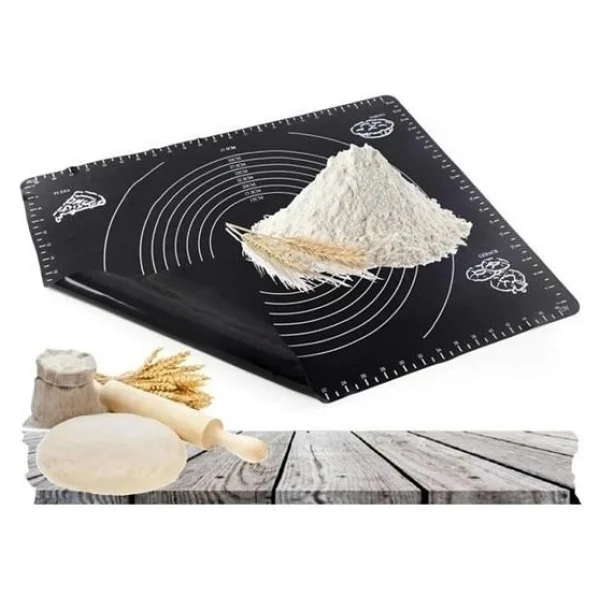 Buffer Silikon Çok Amaçlı Geniş Hamur Matı Hamur Açma Matı 40x50 Cm - Görsel 6
