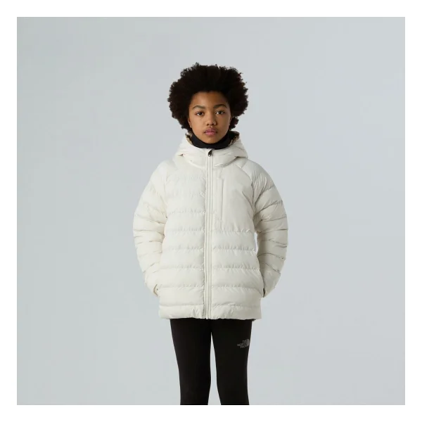 The North Face Perrito Nf0a88ueqlı1 Kapüşonlu Çift Taraflı Beyaz Çocuk Mont - Görsel 7