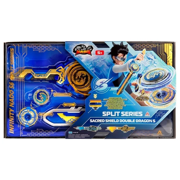 Infinity Nado Split Series Sacred Shield Double Dragon S - Kutsal Kalkan Çift Ejderha - Görsel 6
