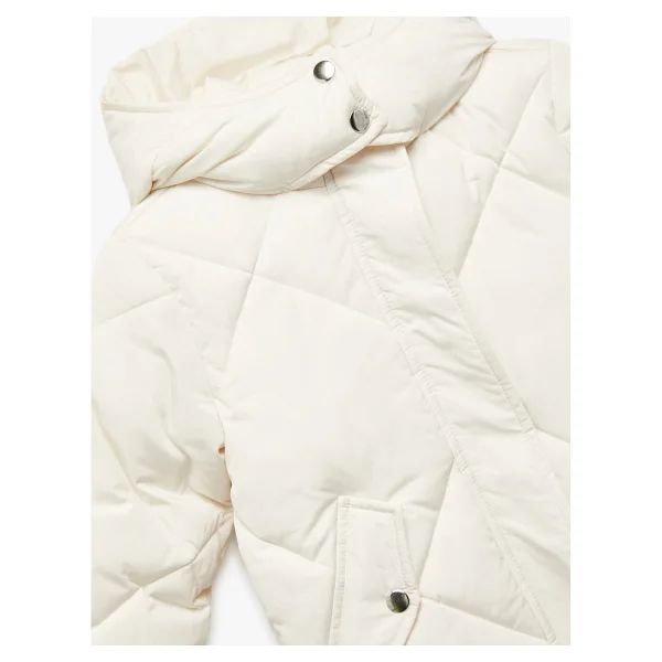 Koton 6wmg00003aw Kapüşonlu Kız Bebek Mont - Görsel 3