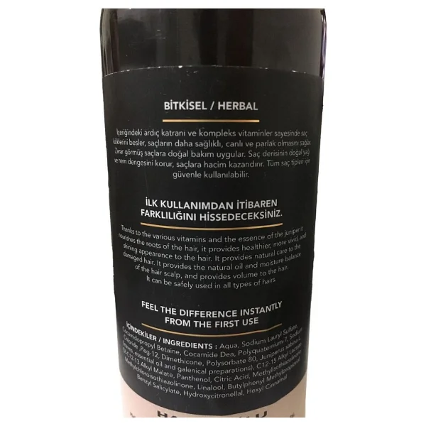 Habipoğlu Ardıç Katranı Şampuan 400 Ml - Görsel 4