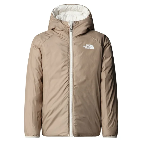 The North Face Perrito Nf0a88ueqlı1 Kapüşonlu Çift Taraflı Beyaz Çocuk Mont - Görsel 3