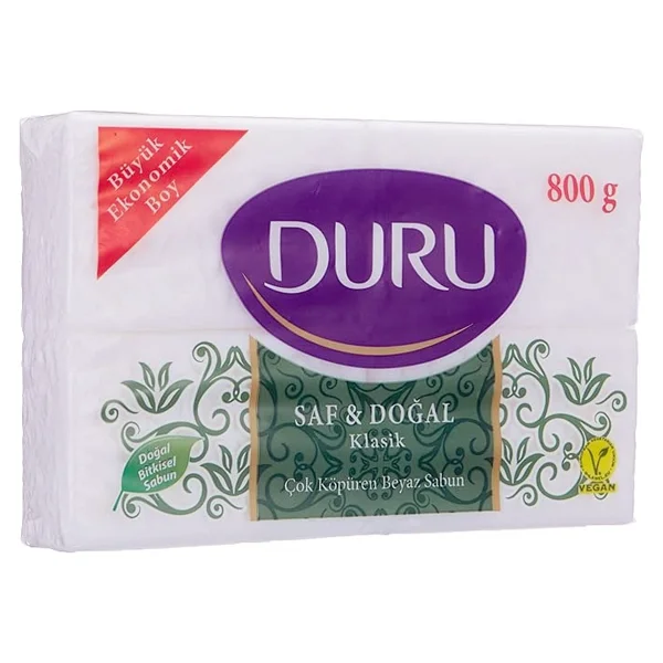 Duru Beyaz Kalıp Sabun 800 Gr (4x200) X 4 Adet - Görsel 2