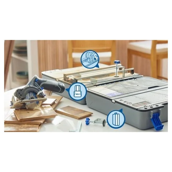 Dremel Blueprint Cs12v-S1c Tek Akülü 2 Ah Taşınabilir Tezgah Daire Testere - Görsel 6