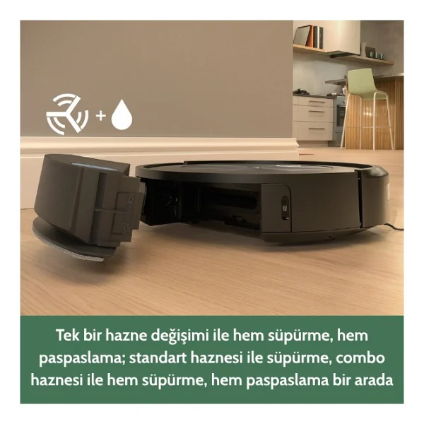 İrobot Roomba Combo J5 Plus Çöp İstasyonlu Akıllı Robot Süpürge - Görsel 2