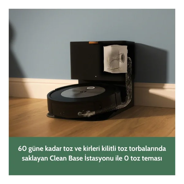 İrobot Roomba Combo J5 Plus Çöp İstasyonlu Akıllı Robot Süpürge - Görsel 3