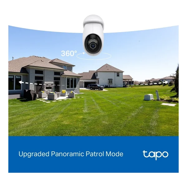 Tp-Link Tapo C560ws 8 Mp 360 Derece 4K Gece Görüşlü Ip Wi-Fi Güvenlik Kamerası - Görsel 3