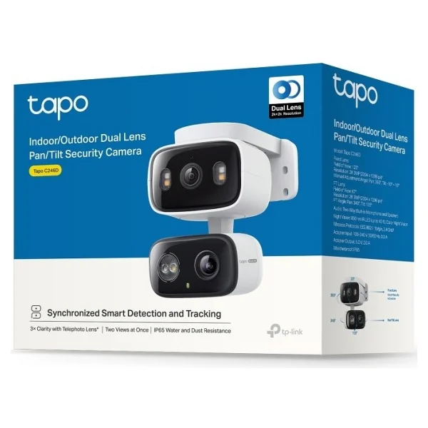 Tp-Link Tapo C246d Speed Dome 2k 3 Mp 360 Derece Gece Görüşlü Ip Wi-Fi Güvenlik Kamerası - Görsel 10