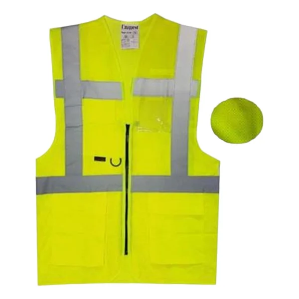 Uniwest Uw 220 Fileli Reflektörlü Yönetici Ikaz Yeleği (Sarı) - Renkli - Görsel 5