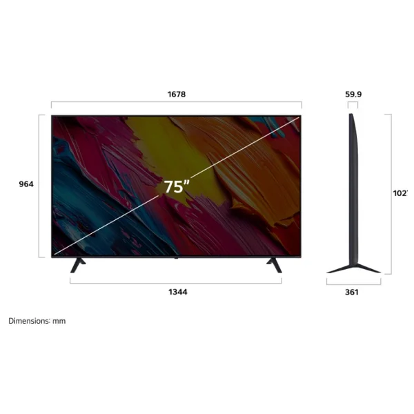 Lg 75qned70a6a 4K Ultra HD 75" 190 Ekran Uydu Alıcılı Webos Smart Qned TV - Görsel 6