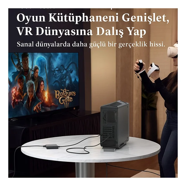 Cosmostech Ps Vr2 Uyumlu PC Adaptörü - Windows Için PS5 Sanal Gerçeklik Bağlantı Aparatı - Görsel 5