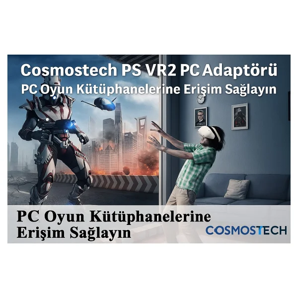 Cosmostech Ps Vr2 Uyumlu PC Adaptörü - Windows Için PS5 Sanal Gerçeklik Bağlantı Aparatı - Görsel 7