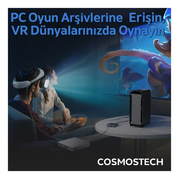 Cosmostech Ps Vr2 Uyumlu PC Adaptörü - Windows Için PS5 Sanal Gerçeklik Bağlantı Aparatı - Görsel 8