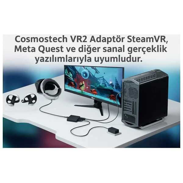 Cosmostech Ps Vr2 Uyumlu PC Adaptörü - Windows Için PS5 Sanal Gerçeklik Bağlantı Aparatı - Görsel 10