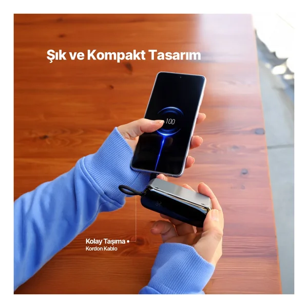 Ttec Recharger Lcd 2bb228ug 30 W 10000 mAh Hızlı Şarj Powerbank - Görsel 5