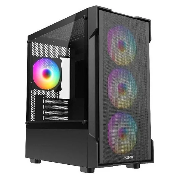 Fazeon F1 F1m650bbm Fanlı 650 W Siyah Micro Atx Oyuncu Kasası - Görsel 2