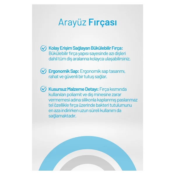 Aktident Yeşil 0.8 mm 4'lü Arayüz Fırçası - Görsel 3