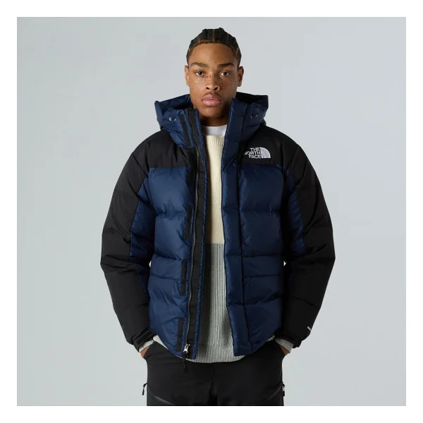 The North Face Himalayan Nf0a4qyx92a1 Kapüşonlu Kaz Tüyü Lacivert Erkek Şişme Mont - Görsel 2