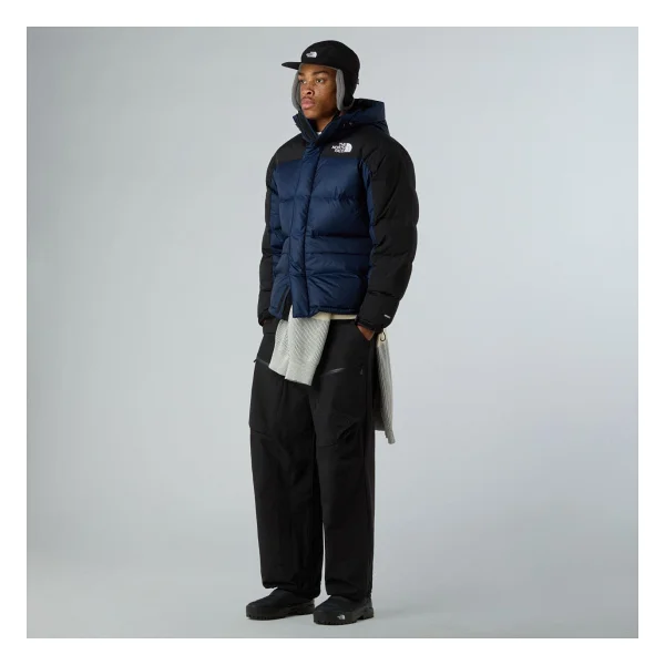 The North Face Himalayan Nf0a4qyx92a1 Kapüşonlu Kaz Tüyü Lacivert Erkek Şişme Mont - Görsel 3