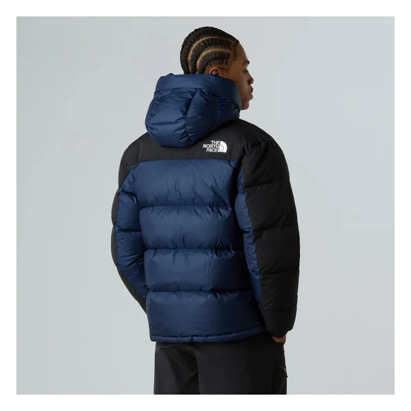 The North Face Himalayan Nf0a4qyx92a1 Kapüşonlu Kaz Tüyü Lacivert Erkek Şişme Mont - Görsel 4