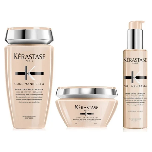 Kerastase Curl Manifesto Bukle Belirginleştirici Şampuan 250 Ml + Maske 200 + Serum 150 Ml - Görsel 5