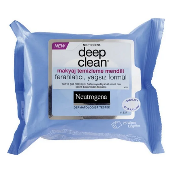Neutrogena Deep Clean 25'li 3 Adet Makyaj Temizleme Mendili - Görsel 2