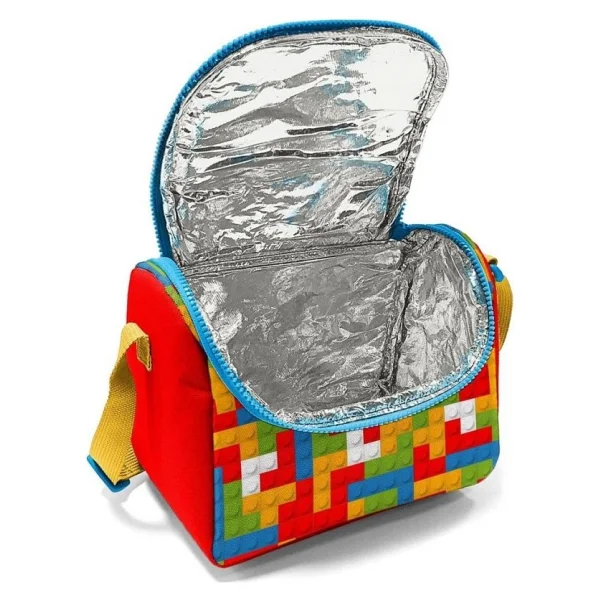 Coral High 11791 Blok Desenli Termoslu Beslenme Çantası - Görsel 9