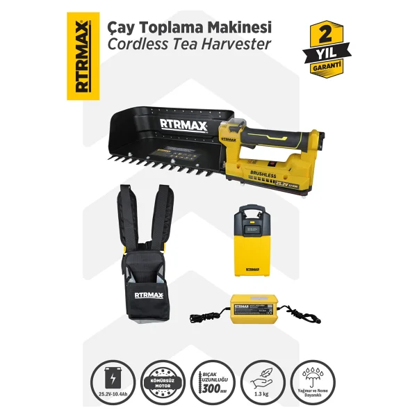 Rtrmax Rtm9653 Akülü Çay Toplama Makinesi - Görsel 8