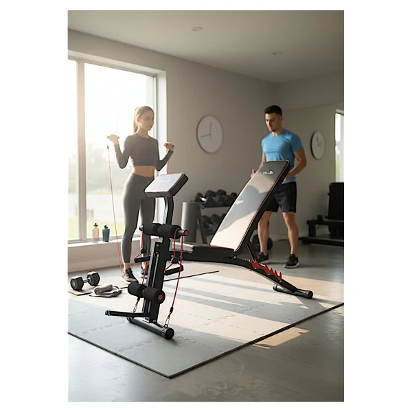 V-Fit D208 Katlanabilir Mekik Ve Ağırlık Sehpası - Görsel 2