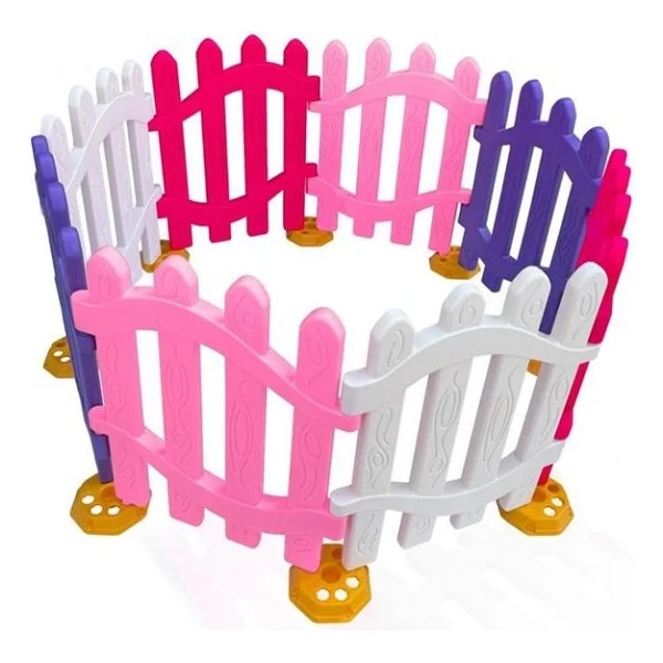 Güçlü Selena Oyun Çiti (8 Parça) - Pembe - Görsel 2