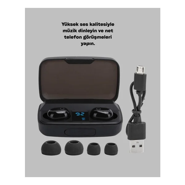 Torima A10s TWS Kulak İçi Bluetooth Kulaklık - Görsel 8