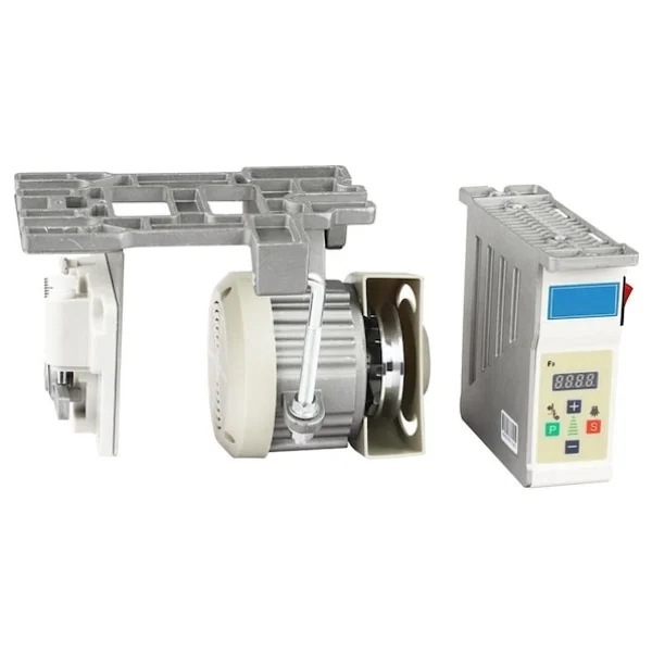 Hodbehod 750w Sanayi Dikiş Makinaları Overlok Düz Reçme Uyumlu Sessiz Güçlü Hız Ayarlı Kayışlı Servo Motor - Görsel 2