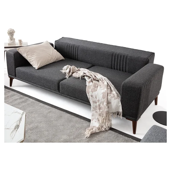 Edsy Home Regnar 3+3 Koltuk Takımı Gri - Görsel 8