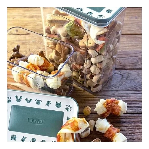 Stefanplast Gri-Beyaz Diktörtgen Snackbox 2.2 Lt - Görsel 4