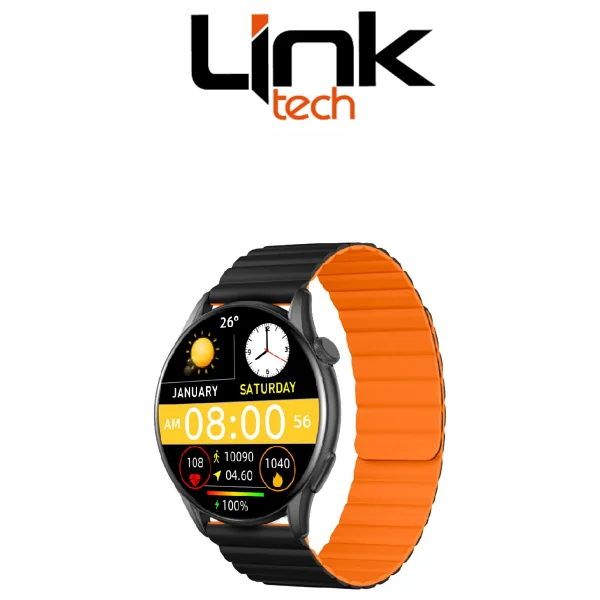 Linktech Lt Watch S104 Premium Siyah Akıllı Saat - Görsel 4