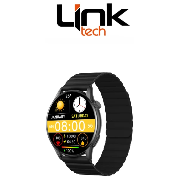 Linktech Lt Watch S104 Premium Siyah Akıllı Saat - Görsel 5