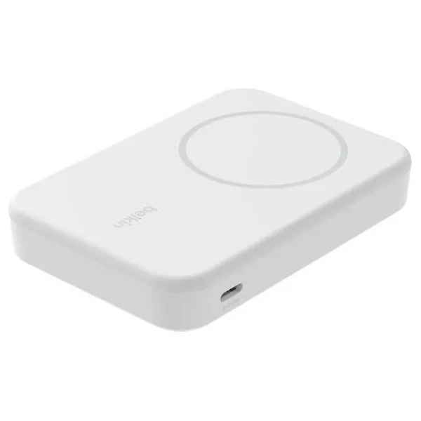 Belkin Boostcharge Pro Bpd007btwt Beyaz 8000 mAh Hızlı Şarj Magsafe Powerbank - Görsel 5