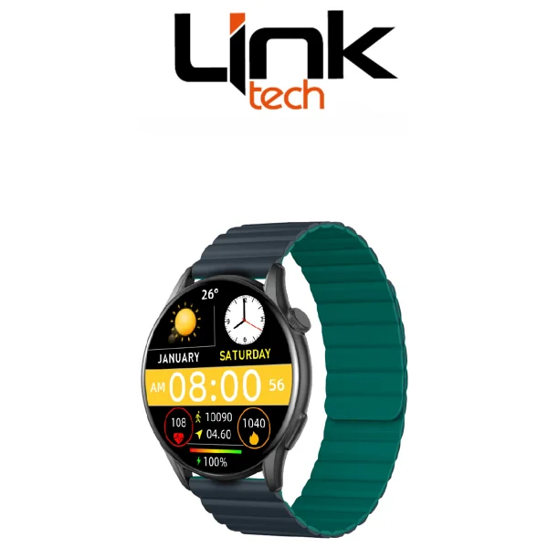 Linktech Lt Watch S104 Premium Siyah Akıllı Saat - Görsel 2
