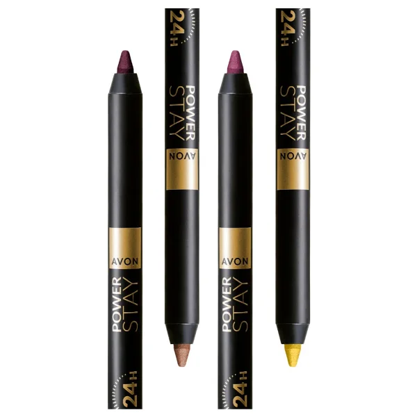 Avon Power Stay Jel Eyeliner - Burgundy - Görsel 2