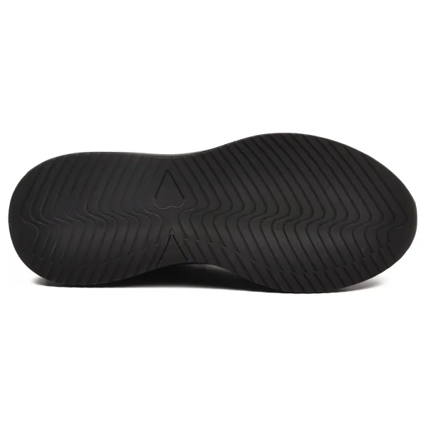 Siyah Rugan Hakiki Deri Anatomik Erkek Sneaker 152-22053 M - Görsel 5