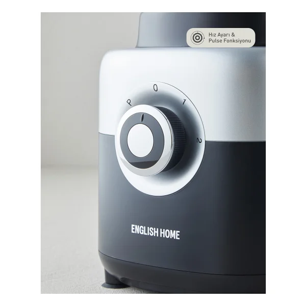 English Home Sbl 3001 Siyah Krom Cam Sürahi Blender - Görsel 7
