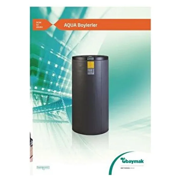 Baymak Aqua T120l Tek Serpantinli 120 Lt Boyler - Görsel 6