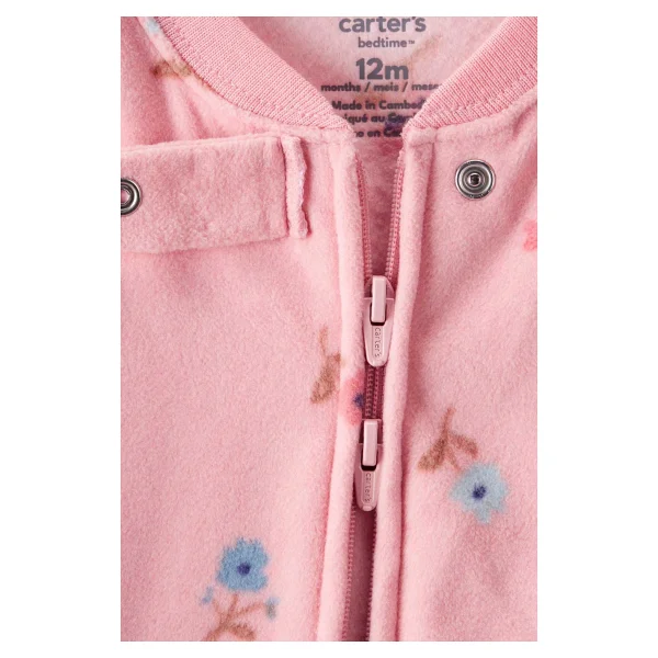 Carter's Kız Bebek Pembe Polar Tulum - 18 Ay - Görsel 3