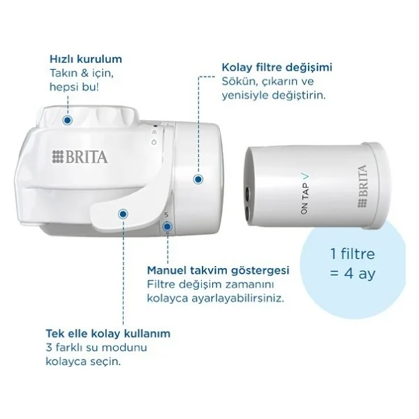 Brita On Tap V Musluk Üstü Su Arıtma Cihazı - Görsel 4