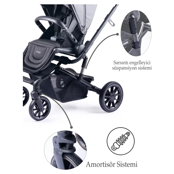 Prego 2064 Maybach Travel Sistem Bebek Arabası - Görsel 5